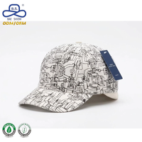 Casquette de baseball sportive OEM ODM avec impression intégrale, qualité supérieure, avec cache-cou court, unisexe, pour usage quotidien décontracté
