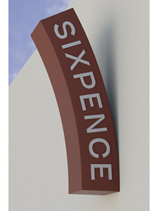 Tùy chỉnh thực hiện Treo Tường Gắn LED chiếu sáng Acrylic bảng hiệu hình dạng bất thường quảng cáo hộp Đèn ngoài trời thời tiết - Product Image 5