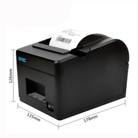 Impresora térmica de recibos de 80mm con alimentación USB compacta de moda SNBC, máquina portátil Airprint POS, impresora de tarjetas barata