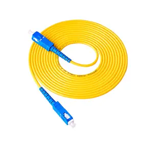 Câble de raccordement pour Fiber optique simple G652D/G657A SC APC à SC APC 2mm 3mm PVC/LSZH, pièces