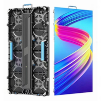 Écran LED numérique modulaire P3.91 pour location de fond de scène, panneau d'affichage LED pour centre commercial, garantie 1 an