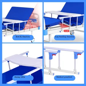 Hengyuan Medical 2 Cranks Manual Mesh Hospital Bed