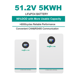 Batterie lithium 5 kWh 51,2 V 100 Ah 48 V 5 kW 10 kW 15 kWh Ion Power murale solaire - Product Image 4