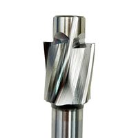 Fraise à alésage pilotée TEBAK HSS 4 cannelures, outil de fraisage à alésage plat M3-M20 pour le perçage de trous de vis à tête fraisée et de fentes pour boulons