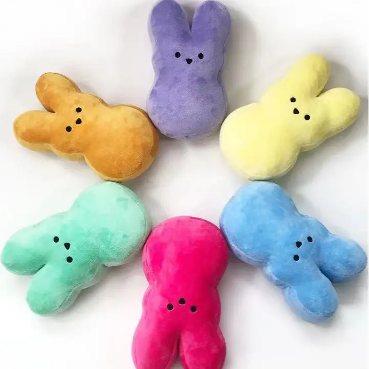 15cm sevimli yumuşak paskalya parti dolması hayvan tavşan Plushie kulak peluş oyuncak Peluches tavşan paskalya tavşanı