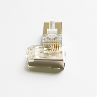 Connecteur RJ11 Cat6 neuf, répartiteur Cat5e, fiche modulaire mâle RJ45 8P8C blindée