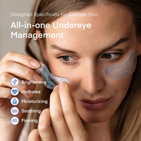 Produit transfrontalier, best-seller TikTok : Masque contour des yeux en gel à la caféine, vitamine C et niacinamide pour estomper les cernes et réduire les imperfections