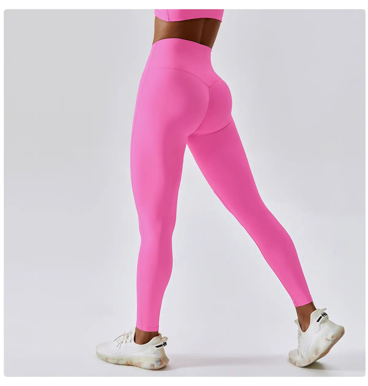 Logo personnalisé pantalon de jogging moulant pour femme leggings d'entraînement de course pantalon de yoga taille haute pour femme
