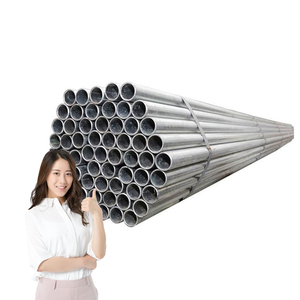 GI tubo rotondo tubo di acciaio zincato senza saldatura Sch 40 tubo 3mm - 3.5mm di spessore tubo per edificio industriale zincato fabbrica - Product Image 1