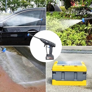 <span class=keywords><strong>Pistolet</strong></span> de lavage haute pression sans fil avec buses multifonctions 6-en-1, pression réglable, <span class=keywords><strong>mousse</strong></span>, pour lavage de voiture et pulvérisation d'<span class=keywords><strong>eau</strong></span> de jardin - Product Image 6