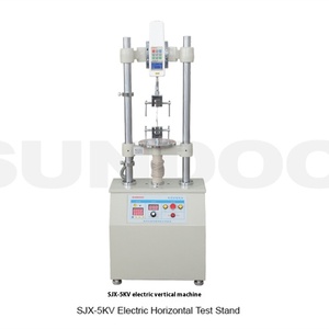 Banc d'essai vertical SJX-5KV électrique de machine d'essai de tension de double colonne avec l'alimentation électronique de Gau de force de poussée-traction - Product Image 5
