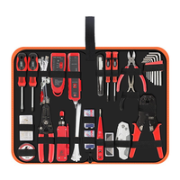 Electronics Electrical Tools Set 63-Piece Household Tool Multimeter Tester 1-Year Warranty Battery-Powered Carbon Steel OEM