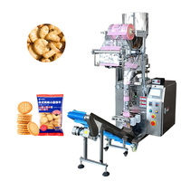 Machine d'emballage verticale automatique pour granulés, machine d'emballage pour petits biscuits, machine d'emballage pour petits sachets, prix usine