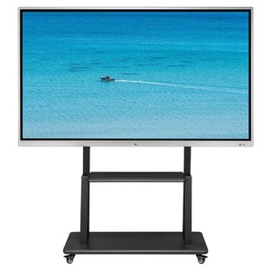 กระดานประชุมแบบอินเทอร์แอคทีฟ กล้อง 4K ในตัว รองรับการส่งภาพไร้สาย กระดานไวท์บอร์ดอัจฉริยะสำหรับห้องประชุม - Product Image 1