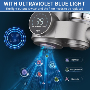 Nouveau purificateur d'eau intelligent pour robinet domestique avec écran UV, pour eau potable directe, anti-calcaire et élimination du chlore, filtre à eau pour évier de cuisine - Product Image 3
