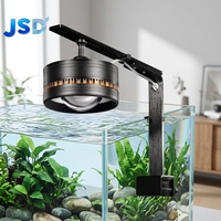 Lampe d'aquarium à spectre complet JSD WRGB UVA 35W 55W 95Ra, lumière de croissance pour aquarium à haut CRI, étanche IP67 avec support réglable
