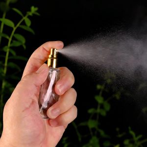 High-end Unique Design Recyclable Empty Fancy Tube Shape <b>Mini</b> Clear Glass Spray Perfume <b>Bottle</b> 10ML - Product Image 5