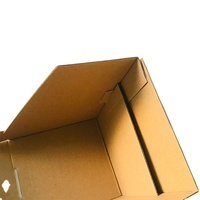 Support d'affichage alimentaire en carton rigide recyclable pour supermarché avec laminage mat et revêtement UV