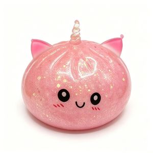 Nouveau Jouet Sensoriel Anti-Stress Licorne en Forme de Boulette, en Matériau TPR Souple, Vente en Gros pour Fêtes et Fêtes de Fin d'Année - Product Image 5