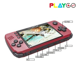 caliente rojo de bolsillo de 3,5 pulgadas Ips pantalla precargada de 1000 juegos <span class=keywords><strong>Playgo</strong></span> consola de juegos portátil - Product Image 5