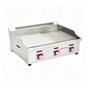 Plancha de Acero Inoxidable a Gas con Llama Ajustable, Equipo de Cocina Comercial para Restaurantes y Tiendas de Snacks - Product Image 3