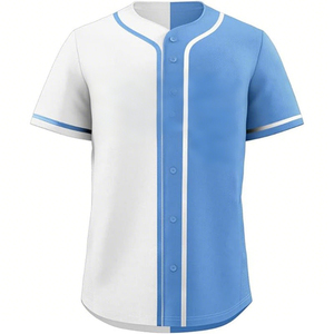 Fabriek Groothandel Ontwerp Snel Droog Maatwerk Logo Gesublimeerd Honkbal Jersey - Product Image 5