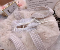 Sac de transport pour animaux de compagnie, chaud, confortable, élégant, écologique, en coton imprimé, toutes saisons, pour petits animaux, fermeture à boutons de luxe, poussettes portables