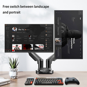 Giá Đỡ Màn Hình Hai Cánh Tay LCD Để Bàn Lò Xo Khí Màn Hình Kép Giá Đỡ Màn Hình - Product Image 6