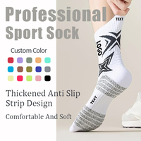 Chaussettes de basketball pour hommes, antidérapantes, à compression, chaussettes de sport, évacuation de l'humidité et amorti, chaussettes d'entraînement performantes