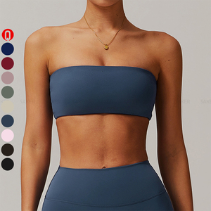 Nhanh Chóng Khô Phụ Nữ Strapless Yoga Áo Ngực Chạy Tập Thể Dục Sexy Tập Thể Dục Thể Thao Độn Backless <span class=keywords><strong>Push</strong></span> <span class=keywords><strong>up</strong></span> Thể Thao <span class=keywords><strong>Bandeau</strong></span> Áo Ngực Cho Phụ Nữ - Product Image 1