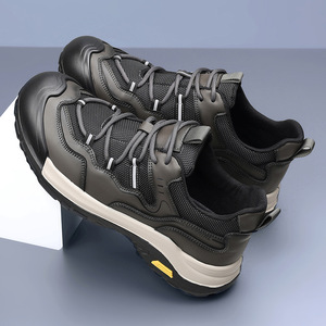 Zapatos de Cuero con Suela Suave para Hombre, Nuevos Modelos 2026, Zapatos Casuales de Cuero Genuino, Zapatos de Senderismo Antideslizantes Versátiles para Exteriores - Product Image 4