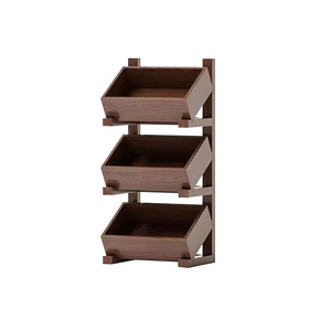 Solid Wood Floor Standing Multi Layer Storage <b>Rack</b> For <b>Kitchen</b> Living Room Balcony Organization - Product Image 5