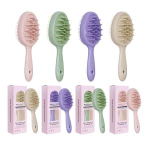 Cepillo Masajeador de Cuero Cabelludo con Logotipo Personalizado a Bajo Precio para el Crecimiento del Cabello, Cepillo Masajeador de Champú para el Cuero Cabelludo, Masajeador de Cabeza - Product Image 1