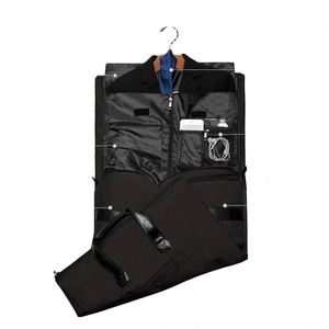 Sac de voyage convertible 2-en-1 en polyester grande capacité, pliable, pour vêtements, certifié BSCI - Product Image 5