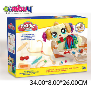 <span class=keywords><strong>Chien</strong></span> vétérinaire modèle outil enfants argile colorée ensemble bricolage pâte jouet - Product Image 6