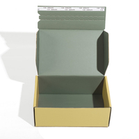 Papier kraft ondulé noir avec logo personnalisé, matériaux recyclés écologiques pour cadeau cosmétique, emballage de chaussettes en aluminium pour le commerce électronique