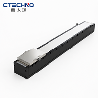 Módulo de Posicionamiento de Motor Lineal de Accionamiento Directo CTECHNO SLMF2D-32-1100, 2.5m/s, Carrera de 1100mm, para Equipos de Automatización de Transferencia de Obleas