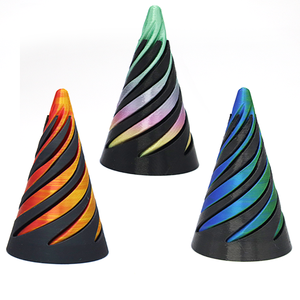 Varillas de plástico conmemorativas 3D con impresión personal de color personalizado <span class=keywords><strong>Juguetes</strong></span> de cono impresos en 3D - Product Image 1