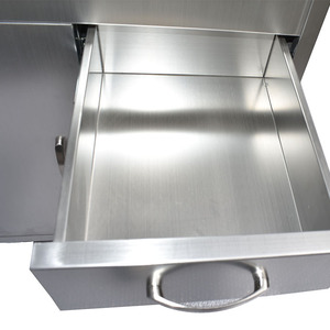 Carrito Médico Swiss Franc RT-012B de Acero Inoxidable de Doble Capa con Soporte para Suero y Lámpara para Uso Hospitalario y de Enfermería - Product Image 2