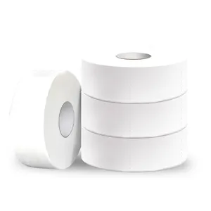По индивидуальному заказу, хорошая цена, белый большой 1 слой papel higienico jumbo grande roll pack 6 jumbo roll туалетная бумага