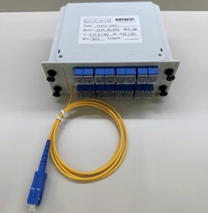 กล่องแยกสายไฟเบอร์ออปติกขนาด1*2 1*4 1*8 1*16 sc/upc กล่อง ABS กล่องเล็ก PLC พร้อมสายแพทช์ไฟเบอร์ออปติก - Product Image 2