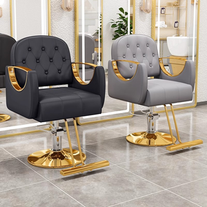 Silla Giratoria de 360 Grados, Reclinable y Ajustable para Mujer, Diseño 2026, Precio Económico, Bomba Hidráulica, Cuero Sintético, Color Azul - Product Image 4
