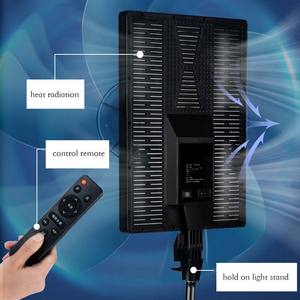Panneau de photographie 24 pouces LED lumière vidéo avec éclairage télécommandé pour Studio Photo diffusion en direct/jeu/<span class=keywords><strong>YouTube</strong></span>/Zoom réunion - Product Image 5