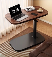 Table de canapé pliable et réglable en hauteur, table centrale portable pour dortoir, salon, usage domestique et de loisirs, table d'appoint de chevet