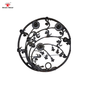 Ornamenti Metallo Porte Scorrevoli Ornamento Per Recinzione In Metallo A Forma Di Fiore/Rosetta - Elemento Decorativo Per Cancelli E Porte Decorazione Per Ringhiere Porte - Foto 4