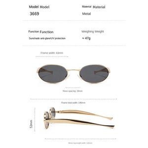 <span class=keywords><strong>2026</strong></span> Lüks Tasarımcı Modaya Uygun Kurbağa Şeklinde Kadın Güneş Gözlüğü UV400 Altın Çerçeve Üst Düzey Sokak Modası - Product Image 3