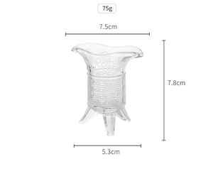 Logo personnalisé chinois rétro verre à <span class=keywords><strong>whisky</strong></span> à trois pattes tequila bar fête de mariage unique empereur verres à <span class=keywords><strong>whisky</strong></span> en verre - Product Image 3