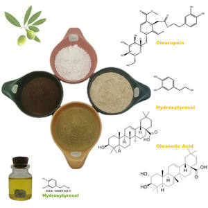 Yüksek kaliteli saf hidroksitirosol 98% viskoz sıvı CAS 10597-60-1, hidroksitirosol powder10 % 20% 25% zeytin yaprağı özü - Product Image 1