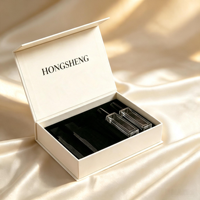 Ensemble de flacons de parfum cosmétique personnalisés, emballage en boîte-cadeau rigide magnétique, boîte d'emballage scellée par aimant pour huile essentielle