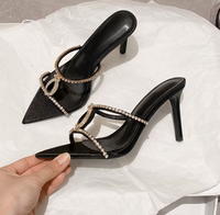 Sandales à talons hauts pour femmes, design tendance, talons aiguilles, plateformes, collection été, vente chaude